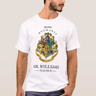 Harry Potter Lärare   Hogwarts Vapen - Full Färg T Shirt
