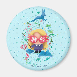 Harry Potter   Luna Lovegood Graphic Magnet