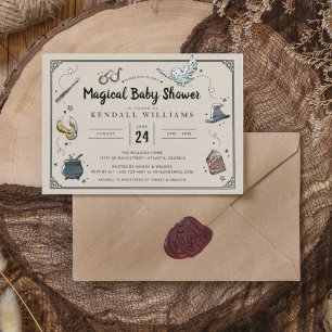 Harry Potter Magic Baby Sprinkle Inbjudningar