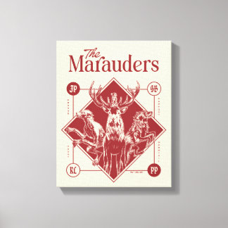 HARRY POTTER™ Marauders Animagus-grafik Canvastryck