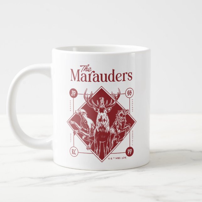 HARRY POTTER™ Marauders Animagus-grafik Jumbo Mugg (Vänster)