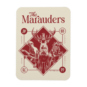 HARRY POTTER™ Marauders Animagus-grafik Magnet