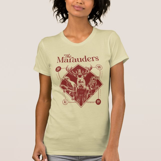 HARRY POTTER™ Marauders Animagus-grafik T Shirt (Framsida)