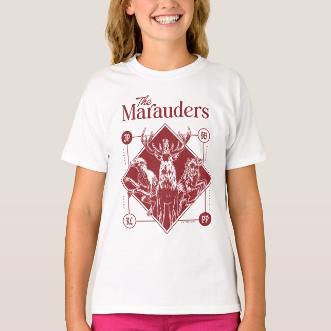 HARRY POTTER™ Marauders Animagus-grafik T Shirt (Framsida)