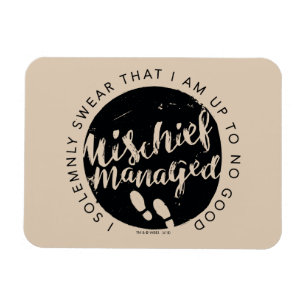 Harry Potter Marauders Karta Charms Typografi Magnet