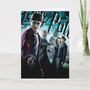 Harry Potter Med Dumbledore Ron Och Hermione 1 Kort