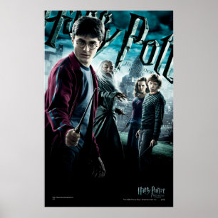 Harry Potter med Dumbledore Ron och Hermione 1 Poster