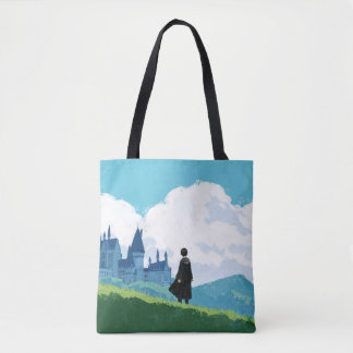 HARRY POTTER™ med utsikt över HOGWARTS™ slott Tygkasse