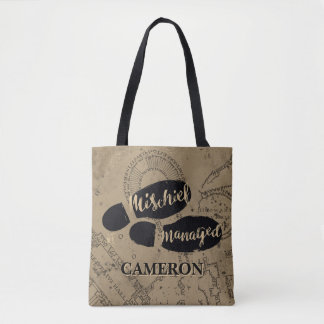 Harry Potter | MISCHIEF MANAGED™ Karta-fotavtryck Tygkasse