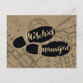 Harry Potter | MISCHIEF MANAGED™ Karta-fotavtryck Vykort
