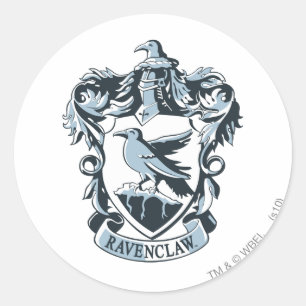Harry Potter   Modern Ravenclaw-Vapensköld Runt Klistermärke