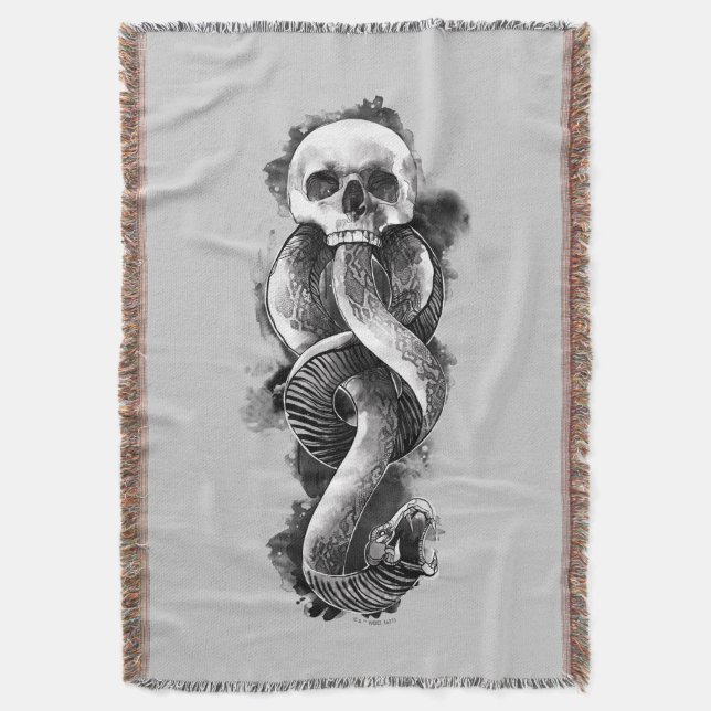 Harry Potter | Mörk Markera vattenfärg Filt (Framsidan Vertikal)