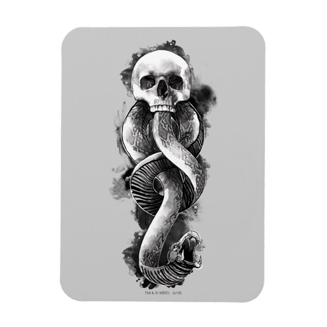 Harry Potter | Mörk Markera vattenfärg Magnet (Vertikal)