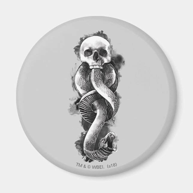 Harry Potter | Mörk Markera vattenfärg Magnet (Framsidan)