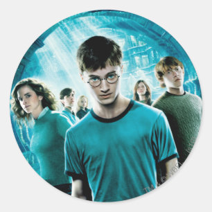 HARRY POTTER OCH BESTÄLLA AV PHOENIX™-blåtten Runt Klistermärke