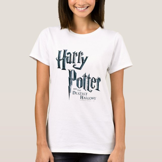 Harry Potter och Deaths Logotyp 3 T Shirt (Framsida)
