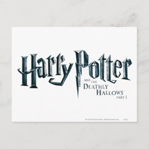Harry Potter och dödsrelikerna Logo 1 2 Vykort
