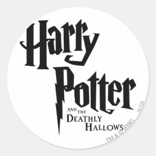 Harry Potter och dödsrelikerna Logo 2 Runt Klistermärke