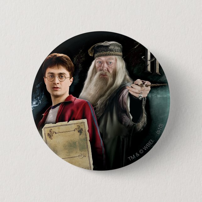 Harry Potter och Dumbledore Knapp (Framsida)