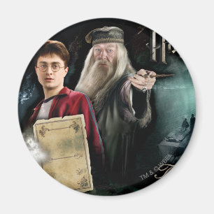 Harry Potter och Dumbledore Magnet