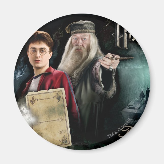 Harry Potter och Dumbledore Magnet (Framsidan)