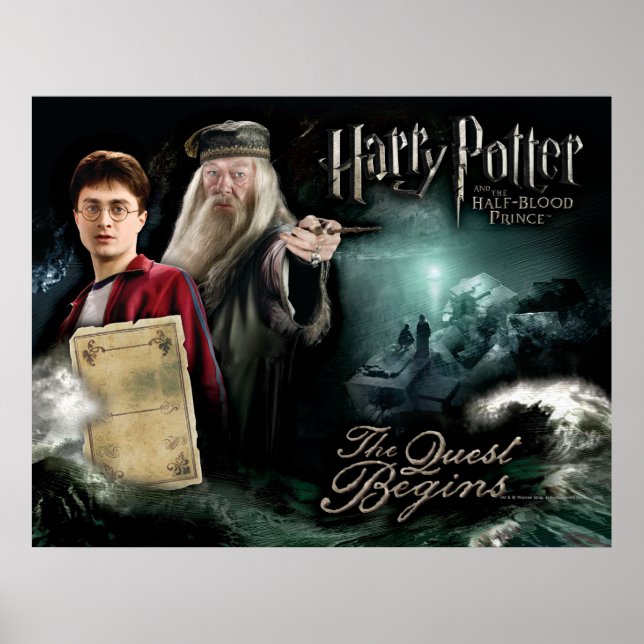 Harry Potter och Dumbledore Poster (Framsidan)