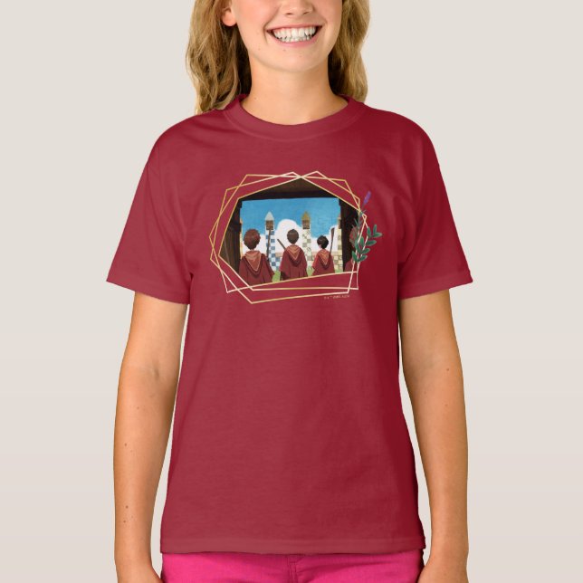 HARRY POTTER™ och GRYFFINDOR™ QUIDDITCH™ Team T Shirt (Framsida)