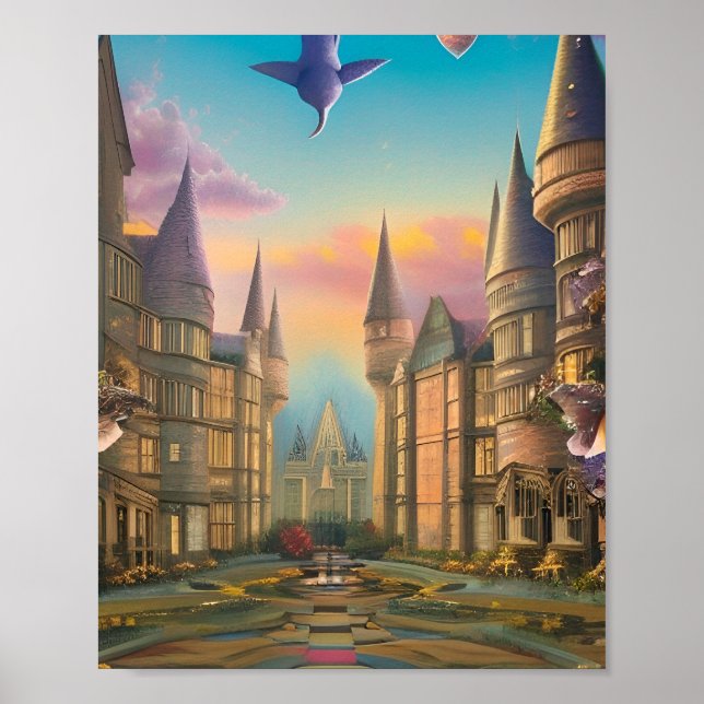 Harry potter och Hogwartens skönhet Poster (Framsidan)