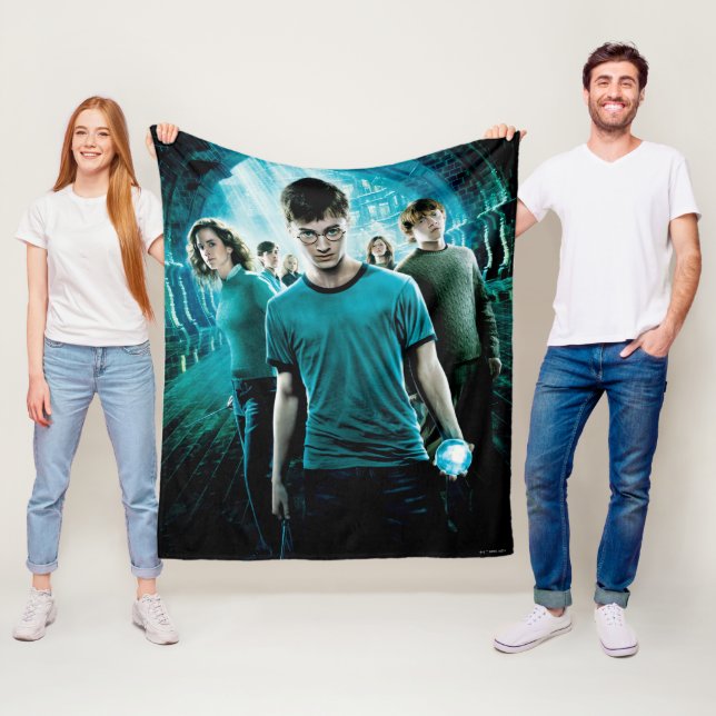 HARRY POTTER OCH ORDNING AV PHOENIX™ Blue Fleecefilt (På plats)