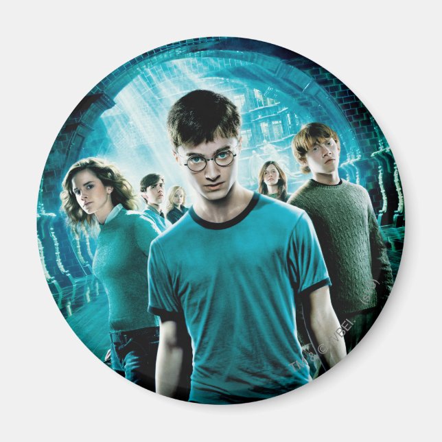 HARRY POTTER OCH ORDNING AV PHOENIX™ Blue Magnet (Framsidan)
