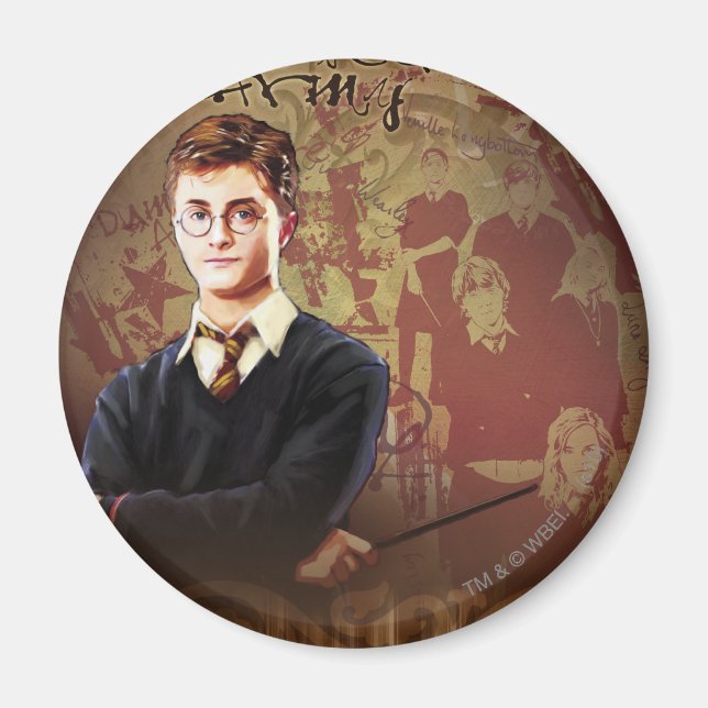 HARRY POTTER OCH ORDNING FÖR PHOENIX™-kollage Magnet (Framsidan)