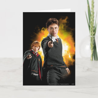 Harry Potter och Ron Weasely Kort