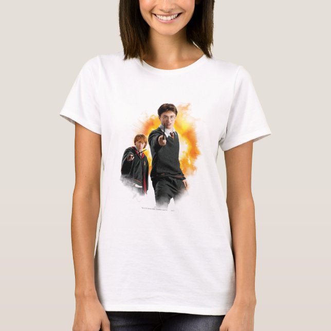 Harry Potter och Ron Weasely Tee Shirt (Framsida)