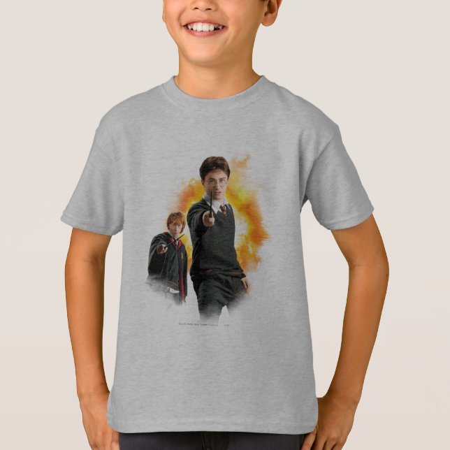 Harry Potter och Ron Weasley T Shirt (Framsida)