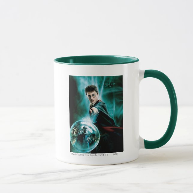 Harry Potter och Voldemort Bara En Kan Överleva Mugg (Höger)