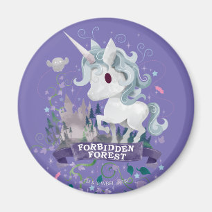 Harry Potter Otillåtet skogsbruk Unicorn Graphic Magnet