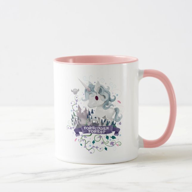 Harry Potter | Otillåtet skogsbruk Unicorn Graphic Mugg (Höger)