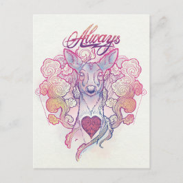 Harry Potter pass | "alltid" Doe Patronus Vykort
