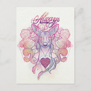 Harry Potter pass   "alltid" Doe Patronus Vykort