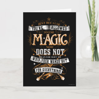 Harry Potter pass |, därför att precis du är Kort