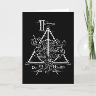 Harry Potter pass DEATHLY | HALLOWS grafiskt Kort