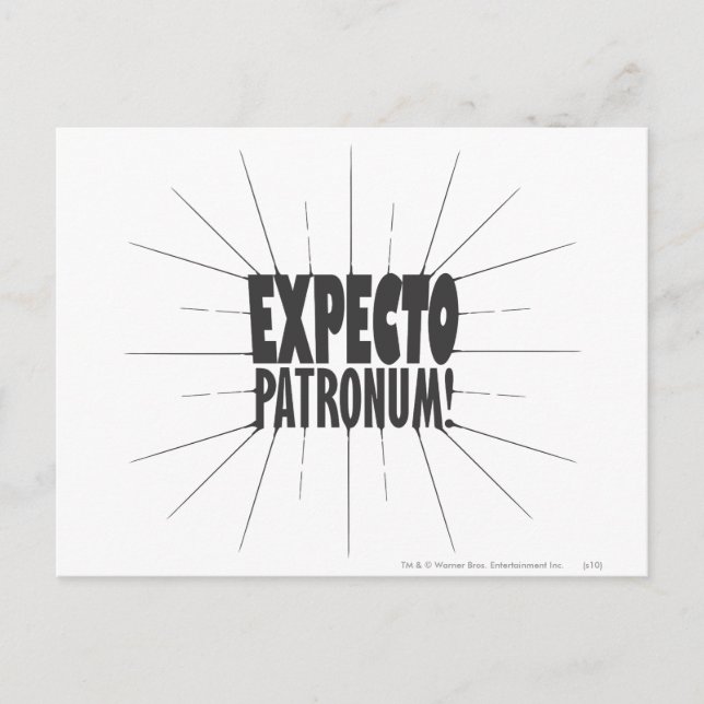 Harry Potter pass | Expecto Patronum! Vykort (Framsida)