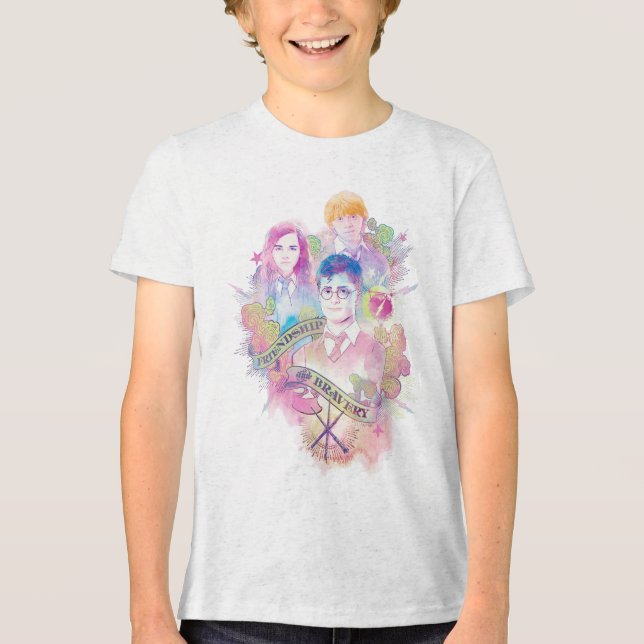 Harry Potter pass | Harry, Hermione & Ron Waterc Tee Shirt (Framsida)