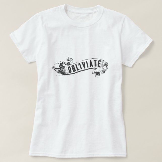 Harry Potter pass | Obliviate Tee Shirt (Design framsida)