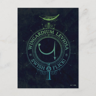 Harry Potter pass | Wingardium grafiska Leviosa Vykort
