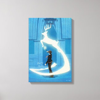 HARRY POTTER™ Patronus-målning Canvastryck