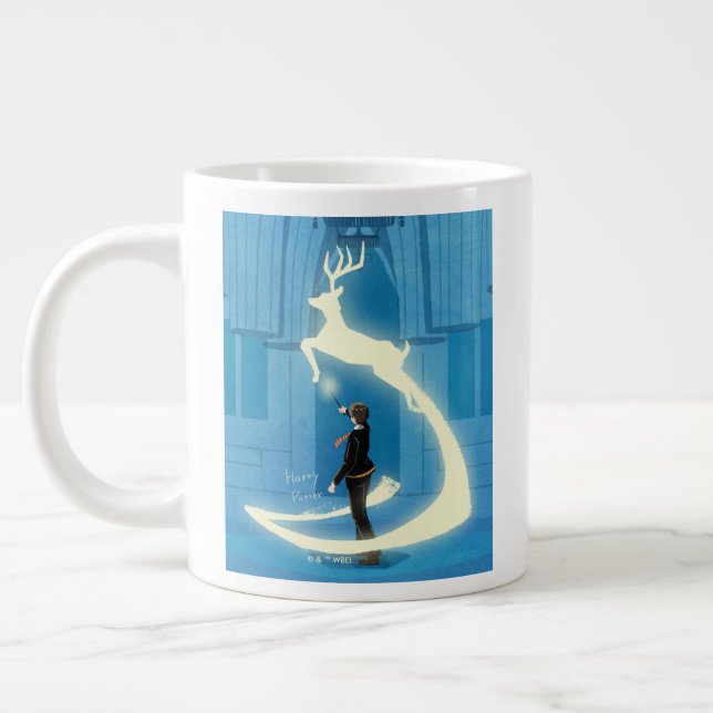 HARRY POTTER™ Patronus Painting Jumbo Mugg (Vänster)