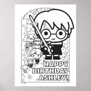 HARRY POTTER™ Personlig Birthday Coloring Poster