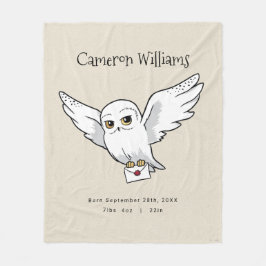 Harry Potter | Personlig Hedwig Fleecefilt