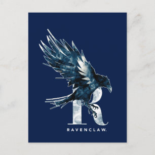 Harry Potter RAVENCLAW™ korpsvart vattenfärg Vykort